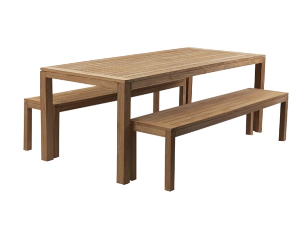 Arista 3 Piece Bench Dining Setting